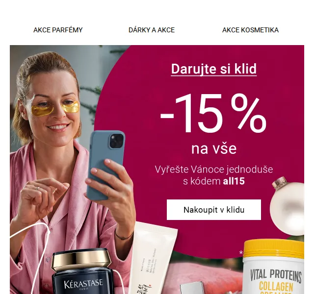 Notino: -15 % na vše s kódem ALL15 – červen 2026 | Nuslet.cz