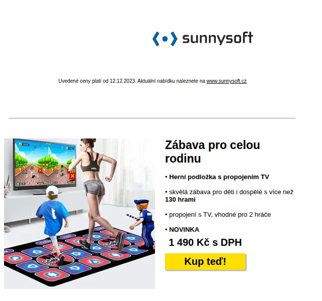 Sunnysoft: Slevy na elektroniku a dárky – červen 2026 | Nuslet.cz