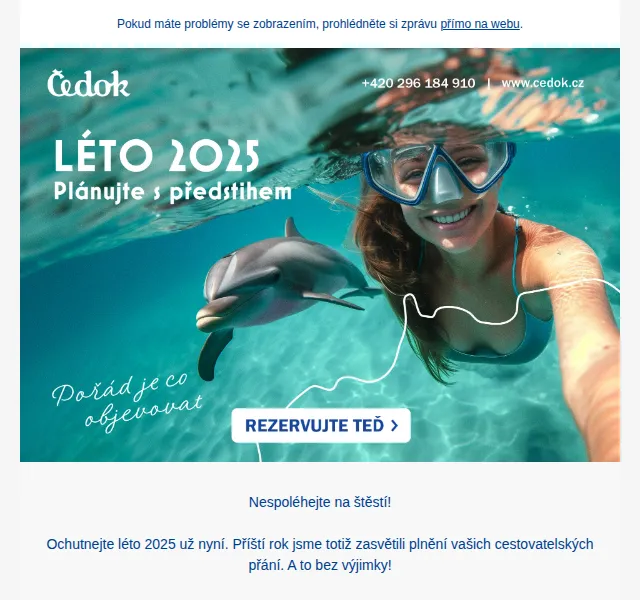 Čedok: First minute 2025 s 5% zálohou – červenec 2026 | Nuslet.cz