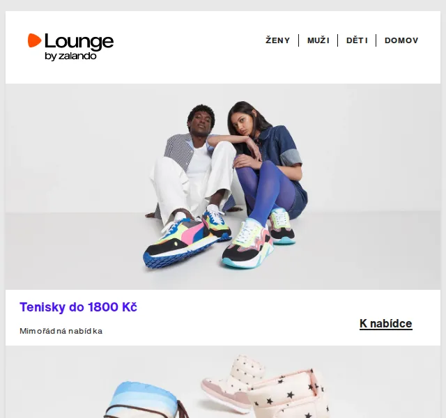 Lounge by Zalando: Tenisky do 1800 Kč, bundy do 2300 Kč – červen 2026 | Nuslet.cz