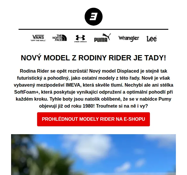ESPACE: Nový model Displaced z rodiny Rider – červen 2026 | Nuslet.cz