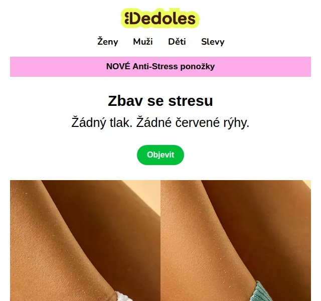 Dedoles.cz: Sleva na anti-stress ponožky – červen 2026 | Nuslet.cz