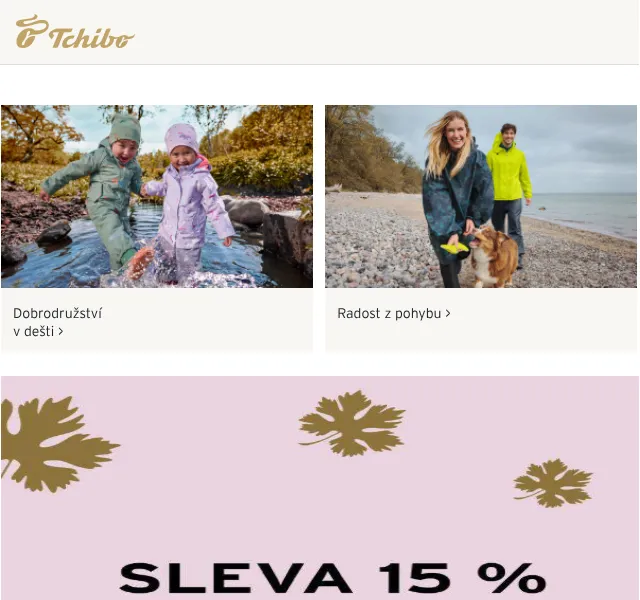 Tchibo: 15 % sleva na dámský sortiment do půlnoci