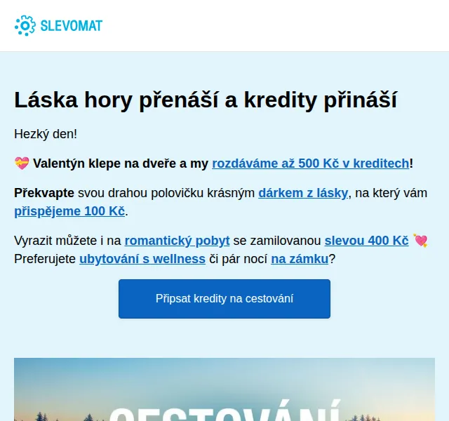 Slevomat: Rozdáváme 500 Kč na valentýnské nákupy – červen 2026 | Nuslet.cz