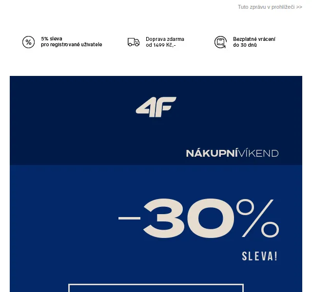 4Fstore: letní sleva 30 % – červen 2026 | Nuslet.cz