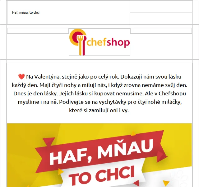 ✅ Chefshop.cz: Potřeby pro mazlíčky Alessi – červen 2026 | Nuslet.cz
