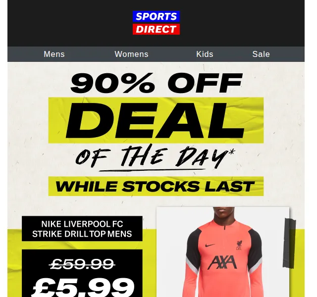 Sportsdirect: Liverpool FC Strike Drill Top za 5,99 GBP – červen 2026 | Nuslet.cz