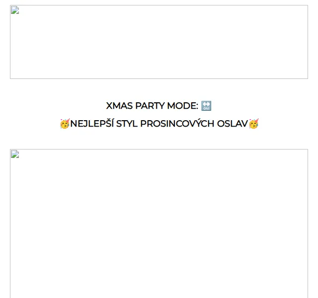 ANSWEAR: Xmas Party móda – červen 2026 | Nuslet.cz