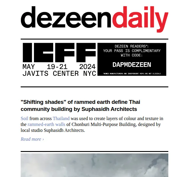 Dezeen Daily: architektura a design – červen 2026 | Nuslet.cz