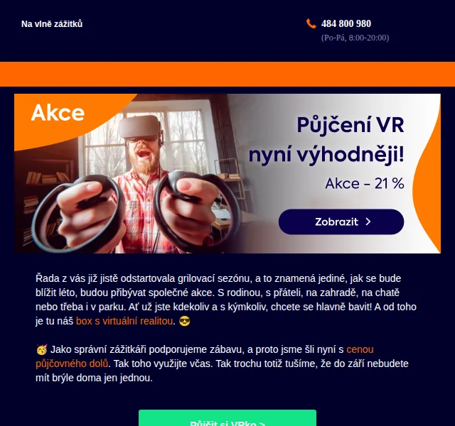 Adrop: VR půjčení s 25 hrami od 1 990 Kč – červen 2026 | Nuslet.cz