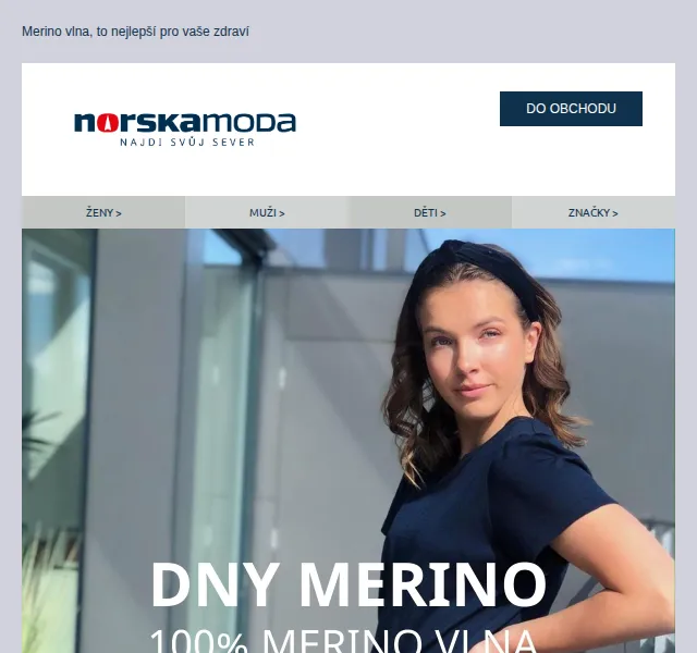 Norskamoda: Dny Merino – slevy až -50 % – červen 2026 | Nuslet.cz