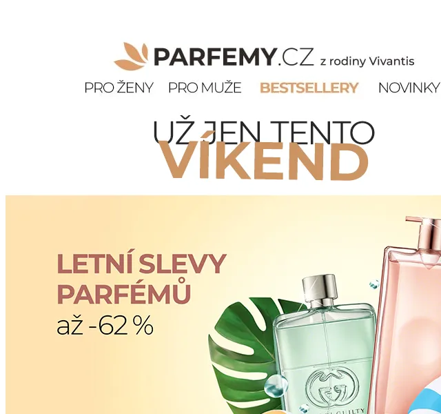 Parfemy.cz: Letní slevy parfémů až 62 % – červenec 2022 | Nuslet.cz