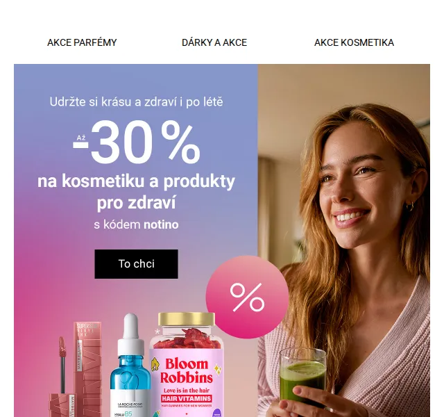 Notino: až −30 % na kosmetiku a parfémy – červenec 2026 | Nuslet.cz
