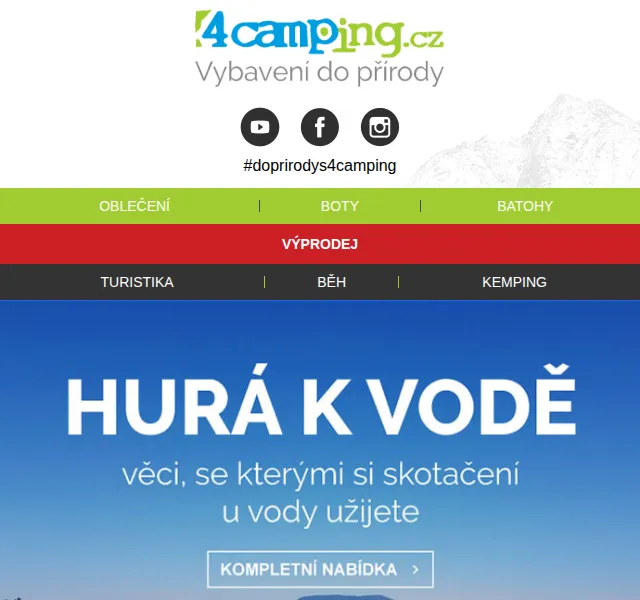 4camping.cz: Hurá k vodě – léto 2026 | Nuslet.cz
