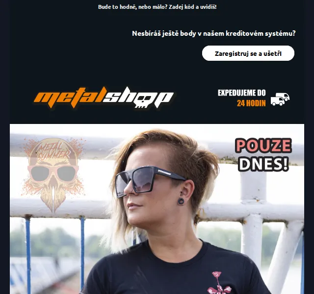 METALSHOP: TAJNÁ PRÁZDNINOVÁ SLEVA – červen 2026 | Nuslet.cz