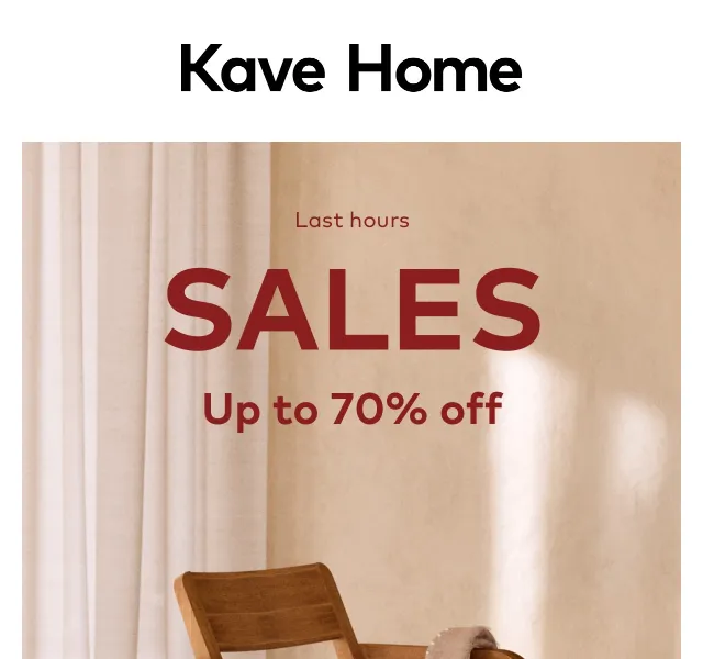 Kave Home Sale: Last chance slevy až -70 % – červen 2026 | Nuslet.cz