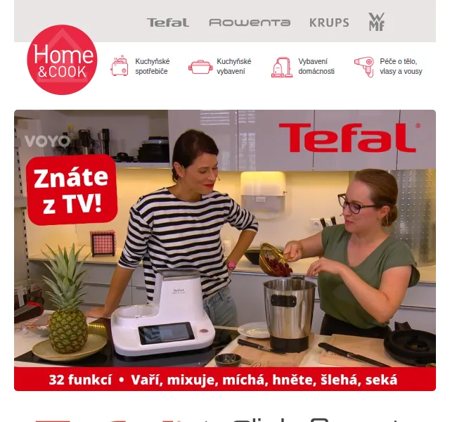 Home & Cook: Robot Tefal Click & Cook za 16 999 Kč – červen 2026 | Nuslet.cz
