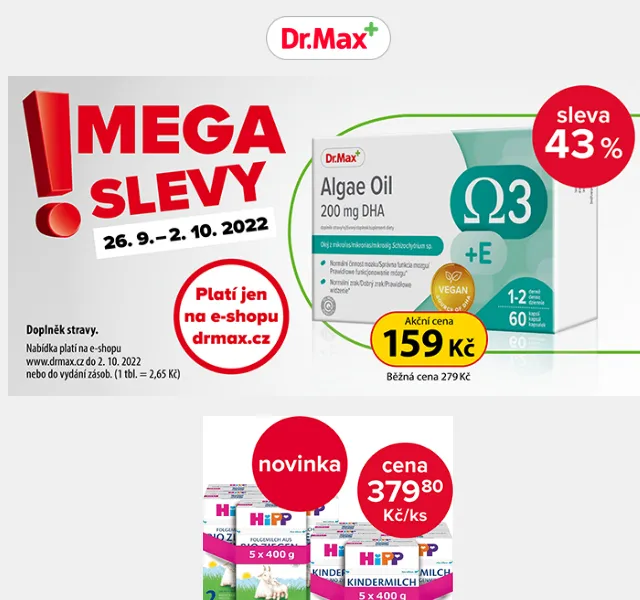 Dr.Max: Novinky slevy až 20 % – září 2022 | Nuslet.cz