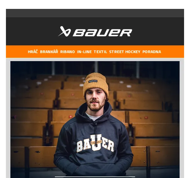 Bauer Hockey Česko: Dárek od srdce – 15% sleva na oblečení – červen 2026 | Nuslet.cz