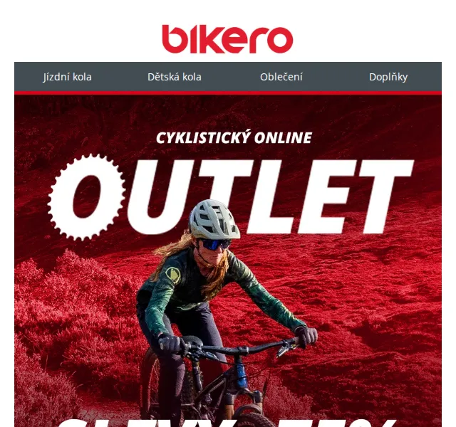 czbikero: Cyklistický outlet se slevami až 75 % – červen 2026 | Nuslet.cz