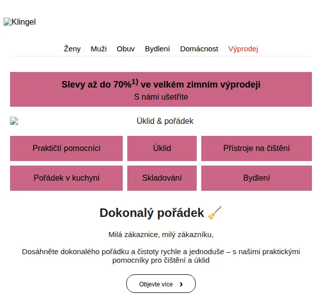 KLiNGEL.cz: Praktičtí pomocníci pro úklid – červen 2026 | Nuslet.cz