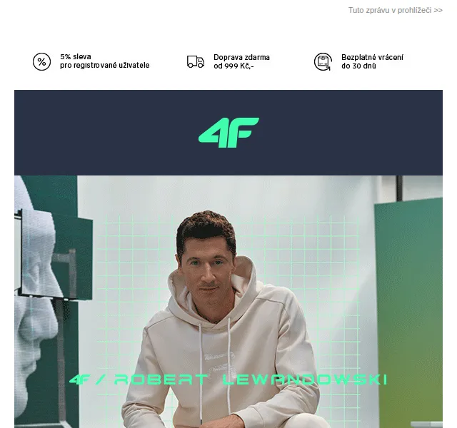 4Fstore.cz: Nová kolekce 4FxRL9 & Roberts Lewandowski – červen 2026 | Nuslet.cz