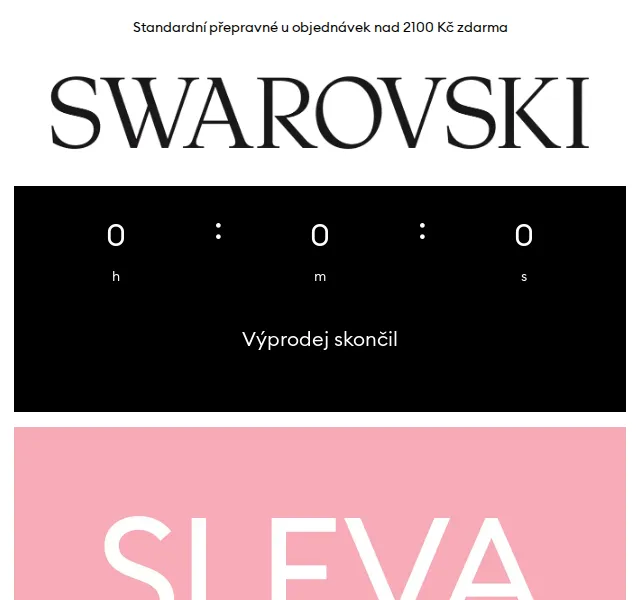 Swarovski: Sleva až 40 % na šperky – červenec 2026 | Nuslet.cz