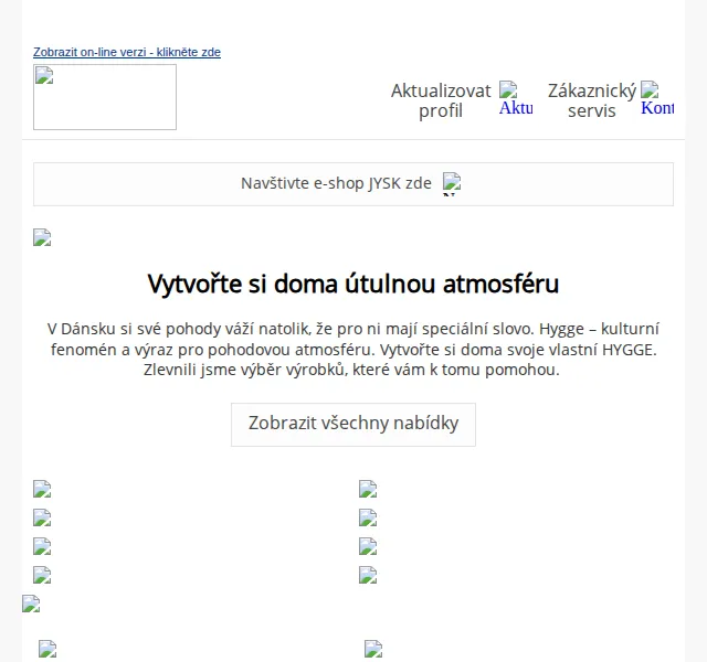 JYSK: Dny hygge sleva až 50 % – červen 2026 | Nuslet.cz