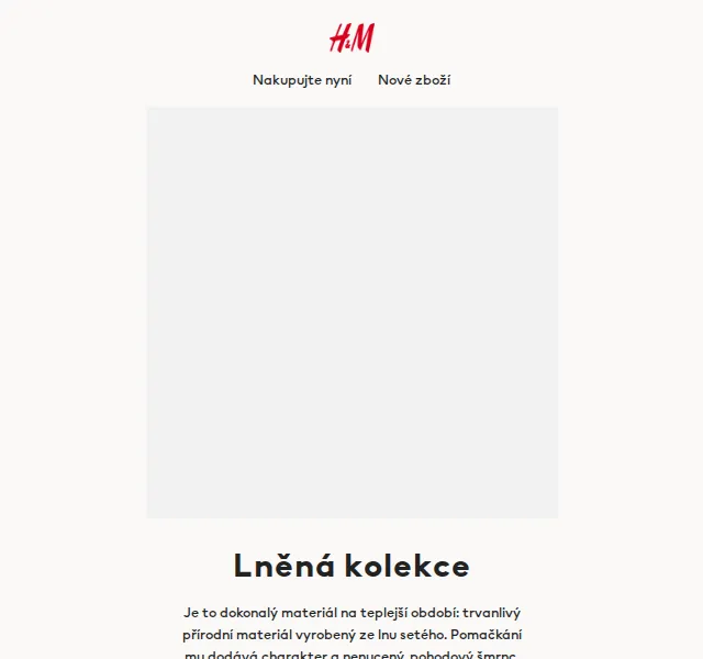 H&M Fashion: Lněná kolekce od 349 Kč – červenec 2026 | Nuslet.cz