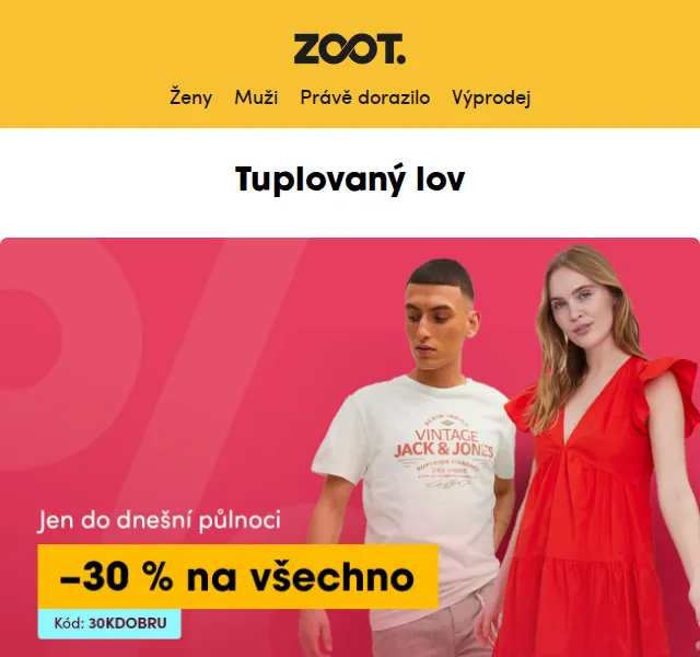 ZOOT: Pánské OOlovky sleva až −30 % – červen 2026 | Nuslet.cz