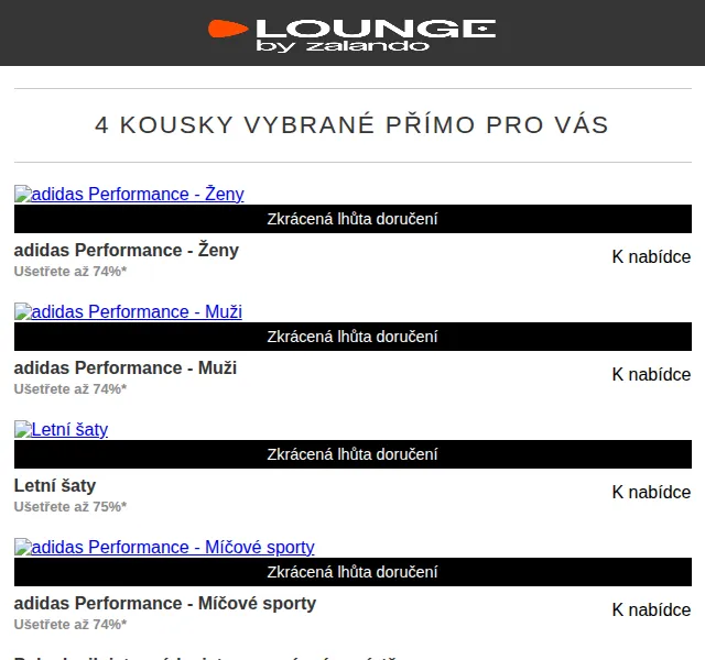 Lounge by Zalando: adidas Performance, O Bag – slevy až 75 % – červen 2026 | Nuslet.cz