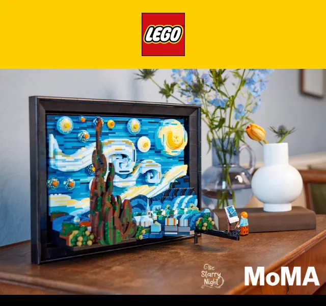 LEGO® Ideas Vincent van Gogh – Hvězdná noc (VIP přednostní přístup) – červen 2026 | Nuslet.cz
