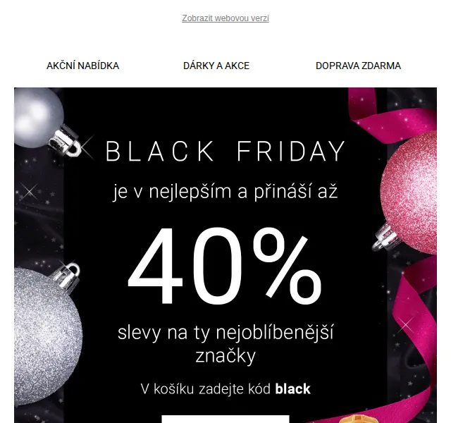 Notino: sleva až 40 % na Black Friday – červen 2026 | Nuslet.cz