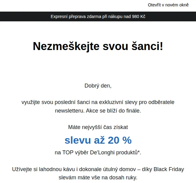 De'Longhi: Slevy až 20 % na kávovary – červenec 2026 | Nuslet.cz