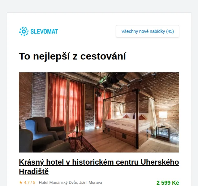 Slevomat: Pobyt se stravou i wellness pod zámkem Bojnice – červen 2026 | Nuslet.cz