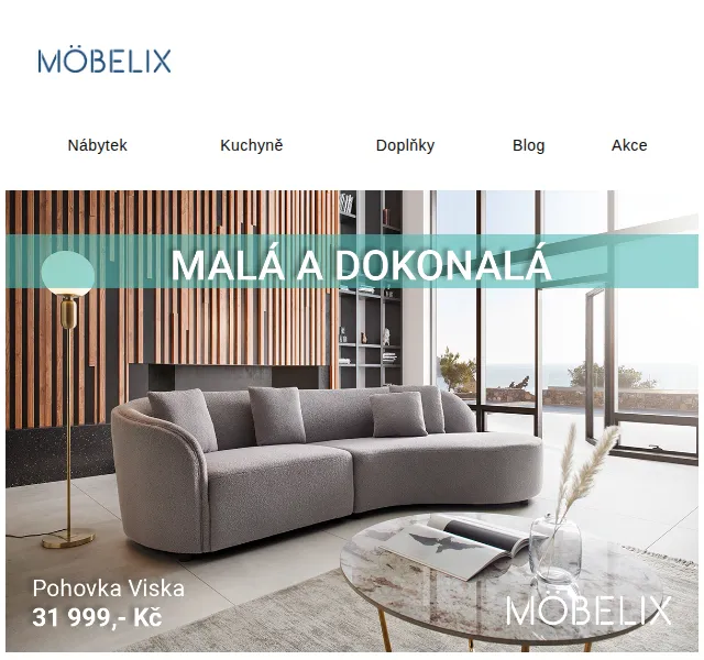 Möbelix: Komoda Sandy 3 999 Kč a stylová nabídka – červen 2026 | Nuslet.cz