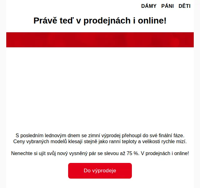 DEICHMANN: Výprodej se slevami až 75 % – červen 2026 | Nuslet.cz