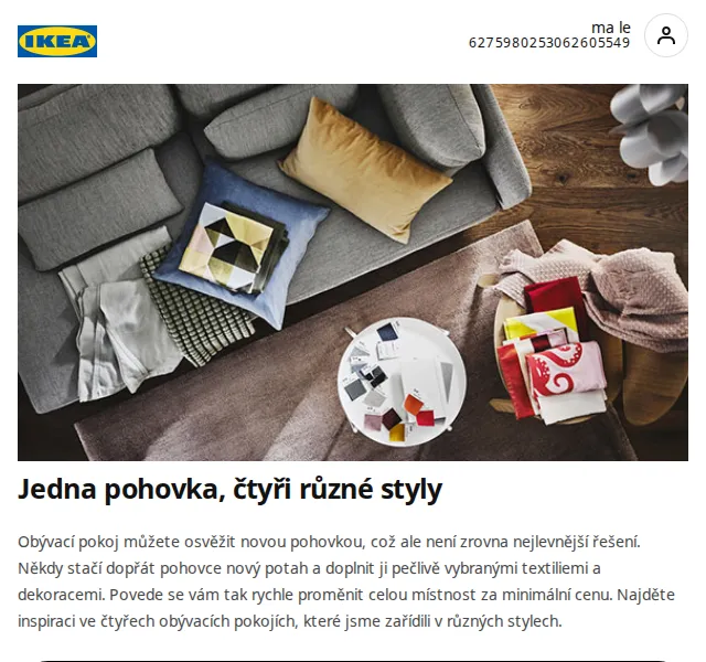 Ikea: 4 tipy na proměnu obývacího pokoje + sleva 500 Kč – červen 2026 | Nuslet.cz