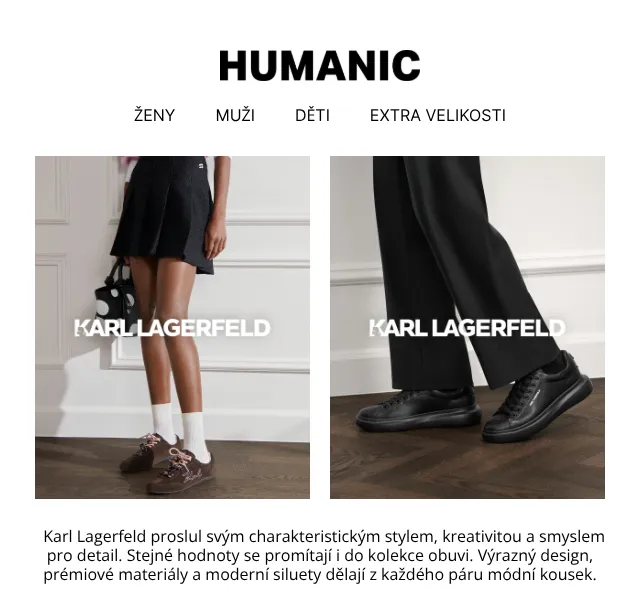 HUMANIC: Karl Lagerfeld kolekce – září 2026