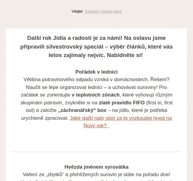 Jídlo a radost: nejčtenější články 2022 – červen 2026 | Nuslet.cz