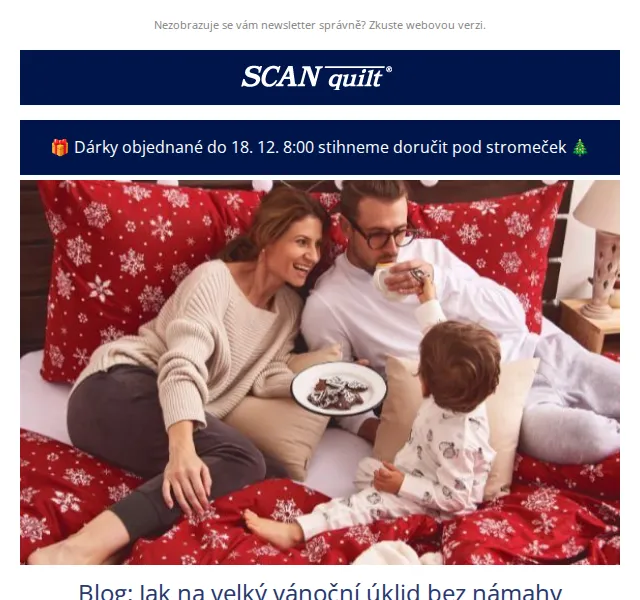 Lucie T. | SCANquilt.cz: hřejivé dárky od 500 Kč – vánoční tipy 2026 | Nuslet.cz