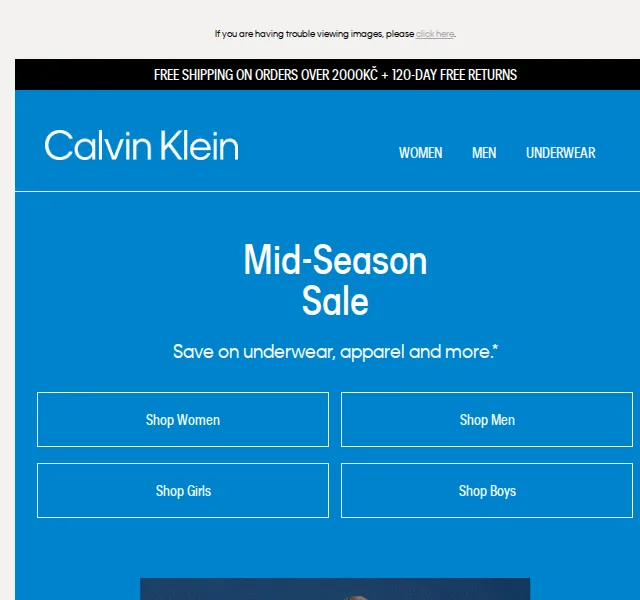 Calvin Klein: Mid-Season Sale – červen 2026 | Nuslet.cz