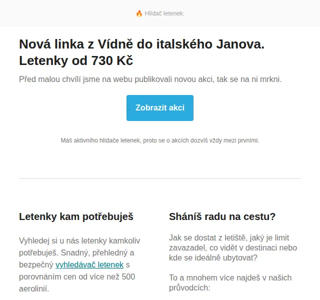 Cestujlevne.com: Letenky z Vídně do Janova od 730 Kč – červen 2026 | Nuslet.cz