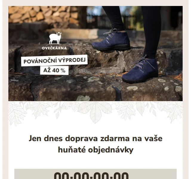 Ovečkárna: Povánoční výprodej se slevou až 40 % – červenec 2026 | Nuslet.cz