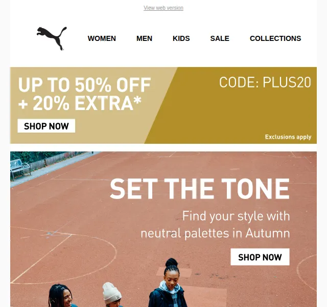 PUMA: až 50% sleva + 20% extra – říjen 2022 | Nuslet.cz