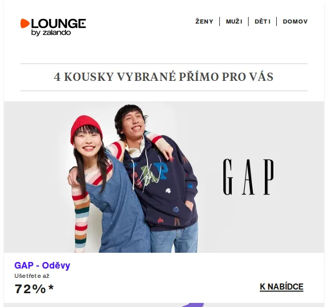 Lounge by Zalando: GAP, Desigual & NA-KD se slevou až 80 % – červen 2026 | Nuslet.cz