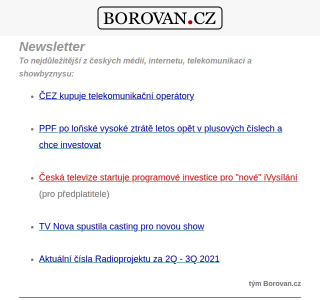 Aleš Borovan: Novinky z médií a telekomunikací – červen 2026 | Nuslet.cz