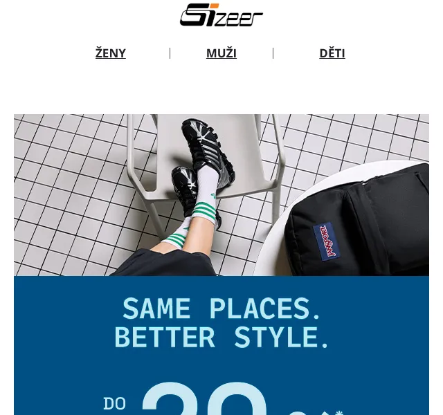 Sizeer: slevy až -20 % na značkový sortiment – září 2026