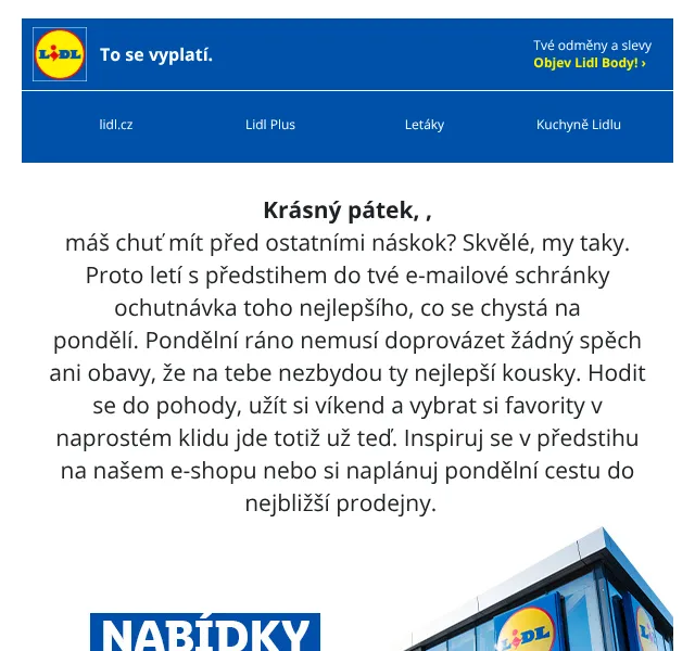 Lidl: slevy až 50 % na potraviny, matrace a vodu – červen 2026
