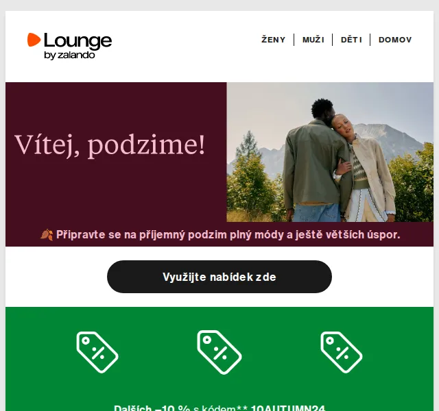 Lounge by Zalando: extra 10% sleva s kódem – září 2024 | Nuslet.cz